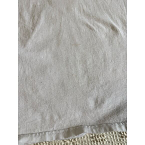 Calvin Klein Jeans White Polo Shirt Black Logo Ribbon Detail Size Small - Picture 9 of 14